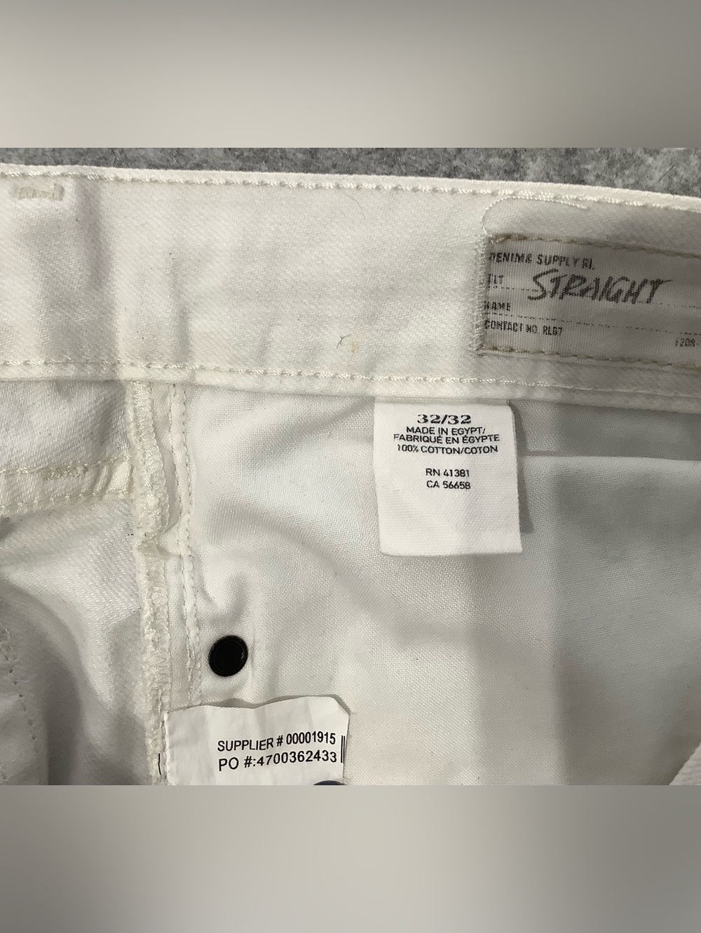CUSTOM Indiana University Denim & Supply Ralph Lauren Grey Wash w/IU Graphics - Picture 8 of 8